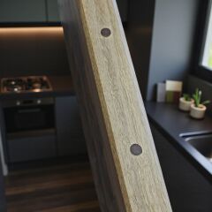 Büyük Boy 47 X 41 X 3 Cm Endgrain Ceviz Ağacı Şef Tahtası - Kesme Sunum Doğrama Mutfak Tahtası