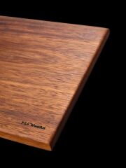 40 X 27,5 Cm Yekpare Masİf Eksİz Tek Parça İroko Doğal Ahşap Kesme Sunum Et Ekmek Sebze Doğrama Tahtası