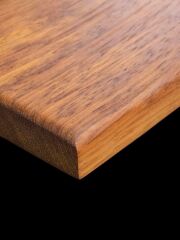 40 X 27,5 Cm Yekpare Masİf Eksİz Tek Parça İroko Doğal Ahşap Kesme Sunum Et Ekmek Sebze Doğrama Tahtası