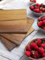 İroko Tek ParÇa - Yekpare - Masİf Doğal Ağaç Ahşap Büyük Boy 40 X 27,5 Cm Kesme Tahtası