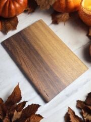 İroko Tek ParÇa - Yekpare - Masİf Doğal Ağaç Ahşap Büyük Boy 40 X 27,5 Cm Kesme Tahtası