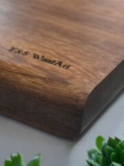 İroko Tek ParÇa - Yekpare - Masİf Doğal Ağaç Ahşap Büyük Boy 40 X 27,5 Cm Kesme Tahtası