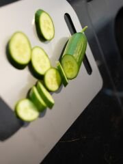 Krom, Paslanmaz Çelik Metal, Antibakteriyel Kesme Tahtası, Pano 32,5 X 23,5 Cm 1,5 Mm Kalınlık