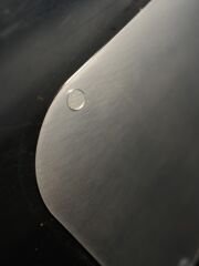 Krom, Paslanmaz Çelik Metal, Antibakteriyel Kesme Tahtası, Pano 32,5 X 23,5 Cm 1,5 Mm Kalınlık