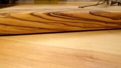 Zeytin Ağacı Kesme Sunum Tahtası - Özel Kenar 30 X 20 Cm