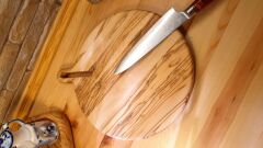 Zeytin Ağacı Doğal Ahşap Pizza Peynir Sunum Et Steak Saplı Kesme Tahtası Yuvarlak 35 Cm(Kopya)