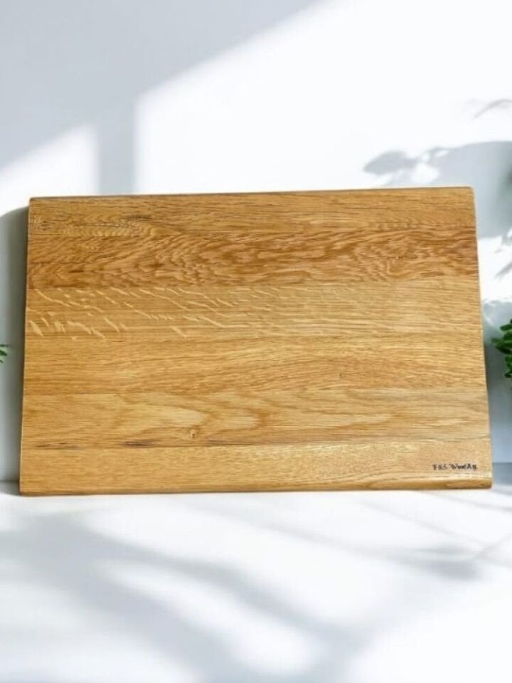 a Mutfak Sunum Tahtası - Steakboard Doğal Ahşap 39 Cm Kesme Doğrama Mutfak Sunum Tahtası - Steakboard