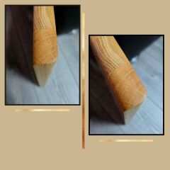 Mutfak Sunum Tahtası - Steakboard Doğal Ahşap 39 Cm Kesme Doğrama Mutfak Sunum Tahtası - Steakboard