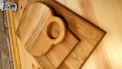 3 Lü Set Doğal Ahşap Kesme Et Ekmek Doğrama Sunum Tahtası