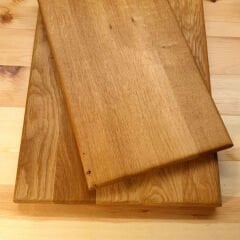 2 Li Set Meşe Ağacı Kesme Tahtası- özel kenar