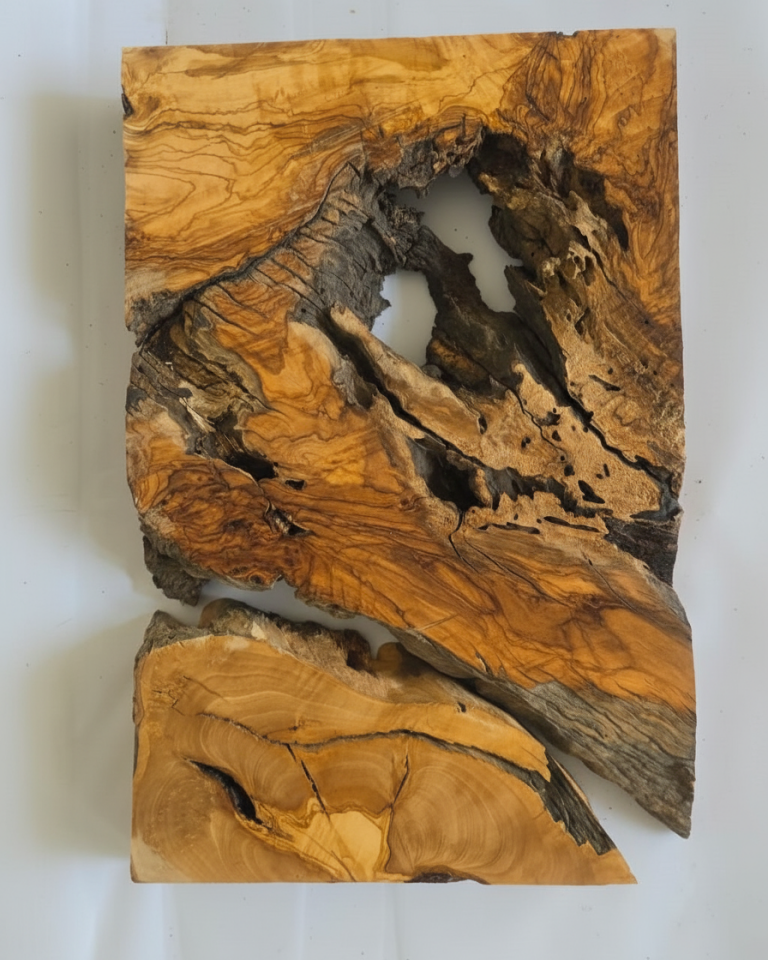 2’li Set Zeytin Ağacı Ham Tabla 40x27 cm – Epoksi & Hobi Çalışmaları İçin Doğal Ahşap (2/3/4 Parça Seçenekli) Kendin Yap