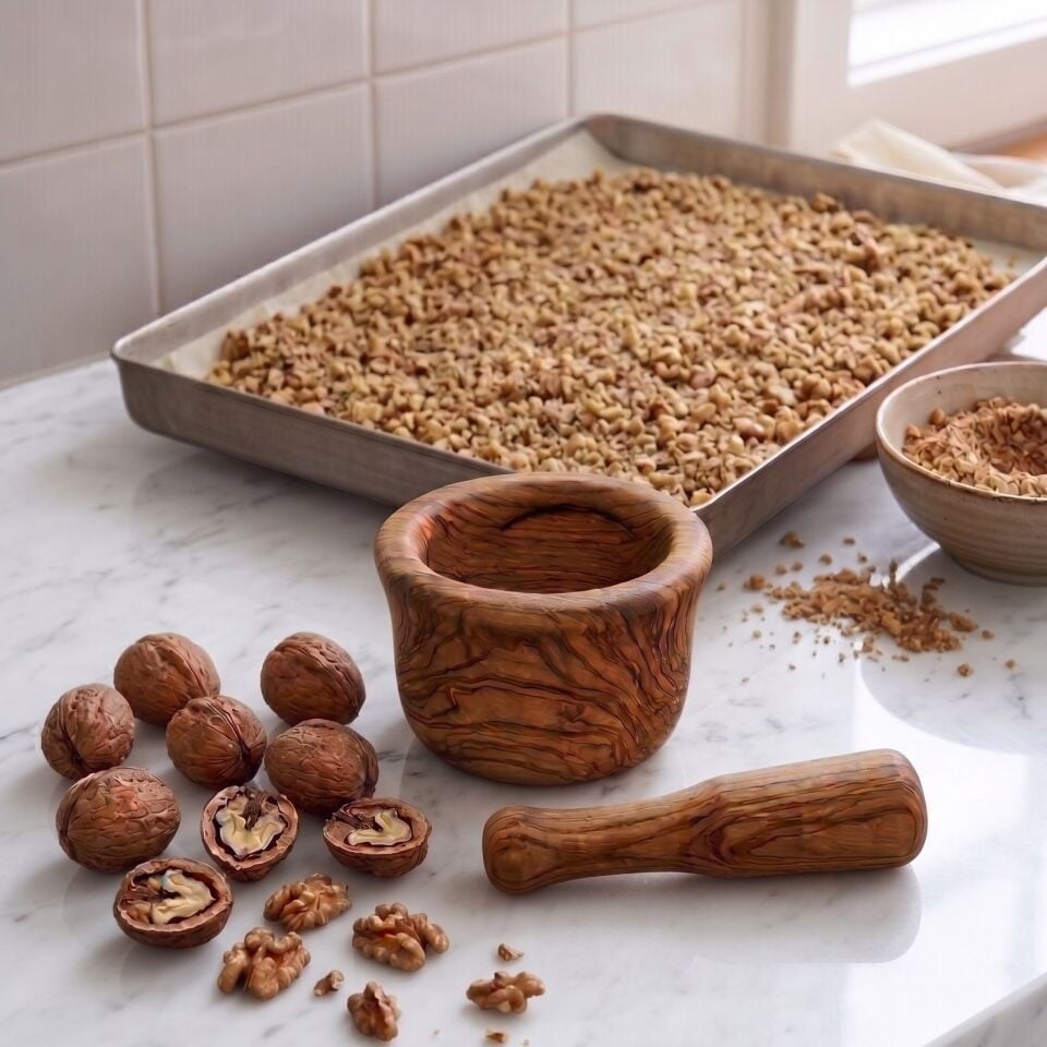 9 Cm - El Yapımı Mdl 2 Zeytin Ağacı Doğal Ahşap Havan 11 X 9 Cm - El Yapımı Mdl 2