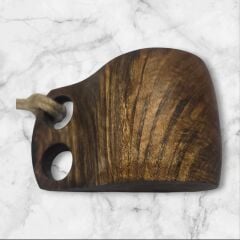 Kuksa - Kamp çay Kahve Fincan - Kupa - Tahta Bardak- Ceviz Ağacı