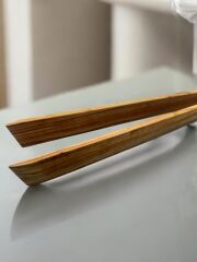 Edremit Zeytin Ağacı Doğal Ahşap El Yapımı Maşa 30 Cm