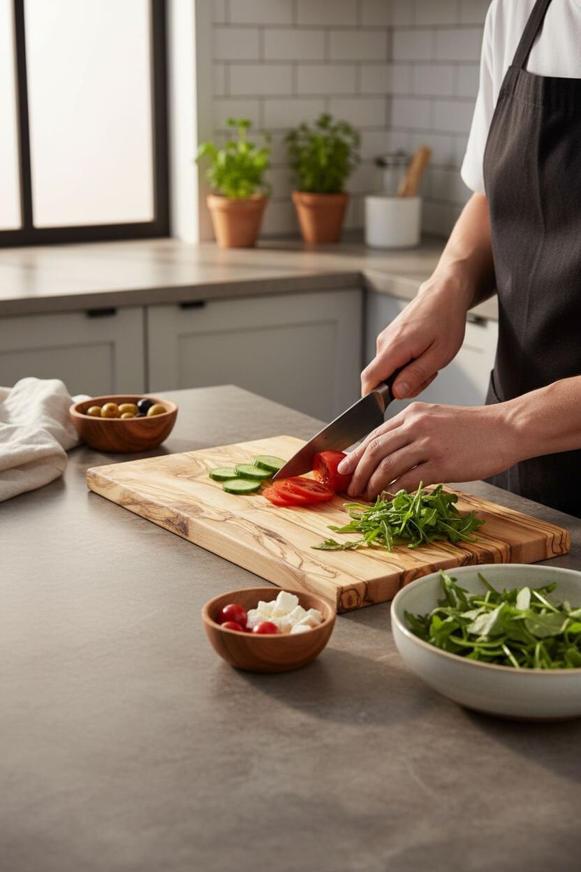 Zeytin Ağacı Kesme Tahtası 40 x 20 cm (YENİ ÜRÜN)