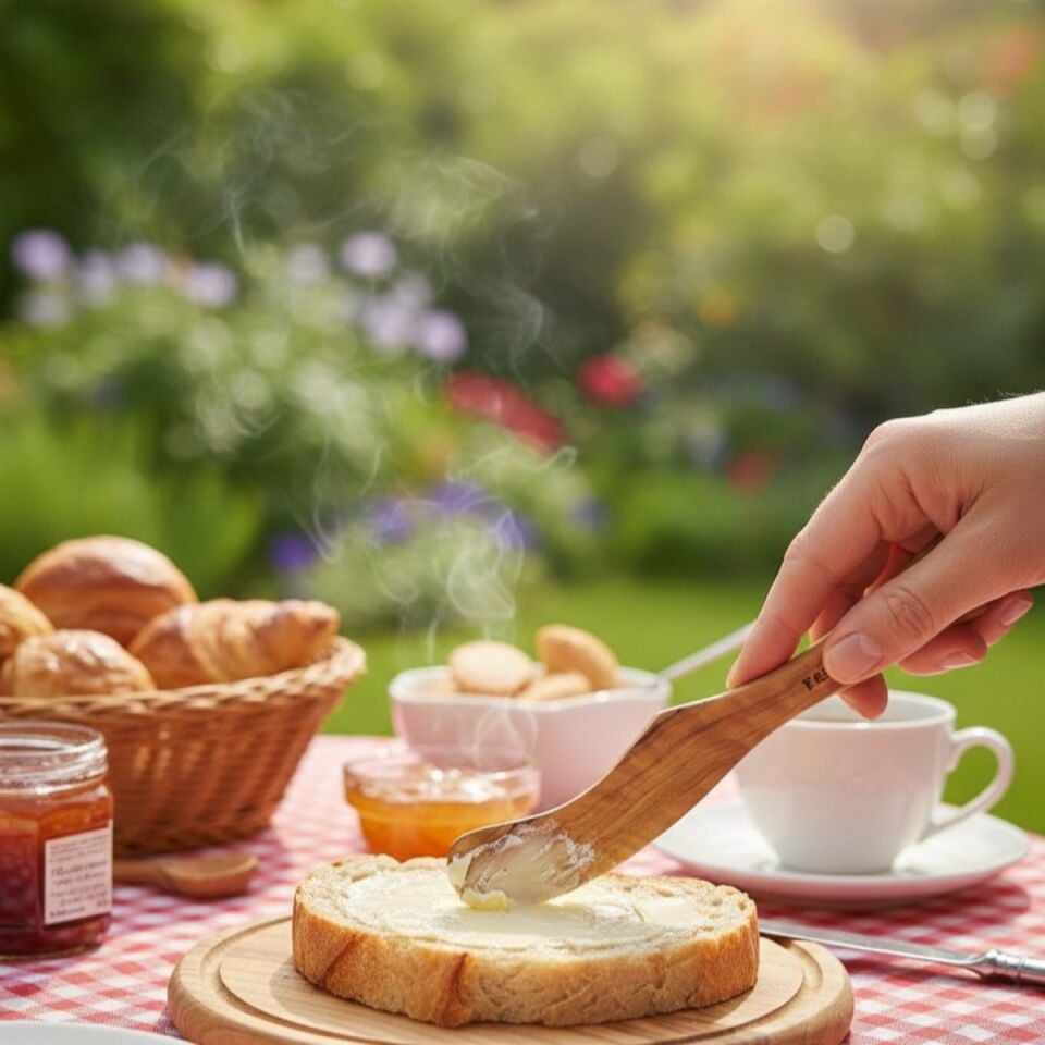 Zeytin Ağacı Tereyağ bıçağı 15 cm