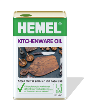 HEMEL Kitchenware Oil Clear - Şeffaf Ahşap Mutfak Gereçleri Yağı 175 ml