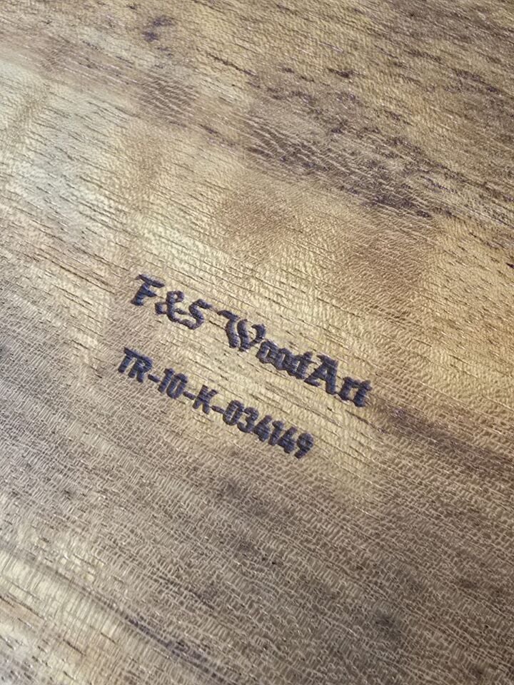 40 x 20 cm Tek parça masif iroko ağacı yekpare Kesme Tahtası