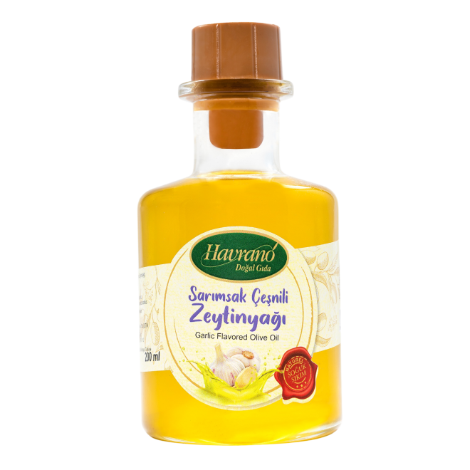HAVRANO Sarımsak Çeşnili Zeytinyağı 200 ml