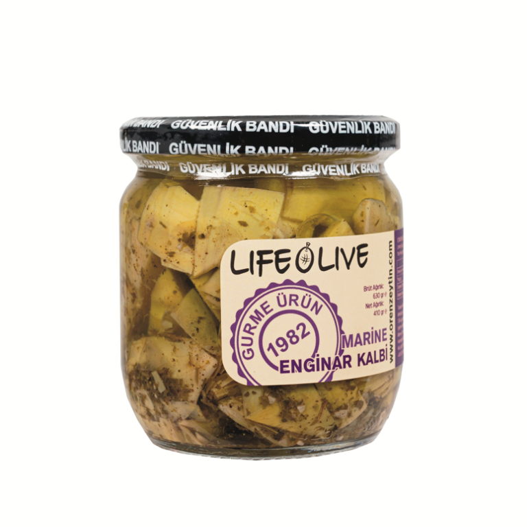 ÖREN - LIFEOLIVE MARİNE ENGİNAR KALBİ - 425 CC CAM KAVANOZ